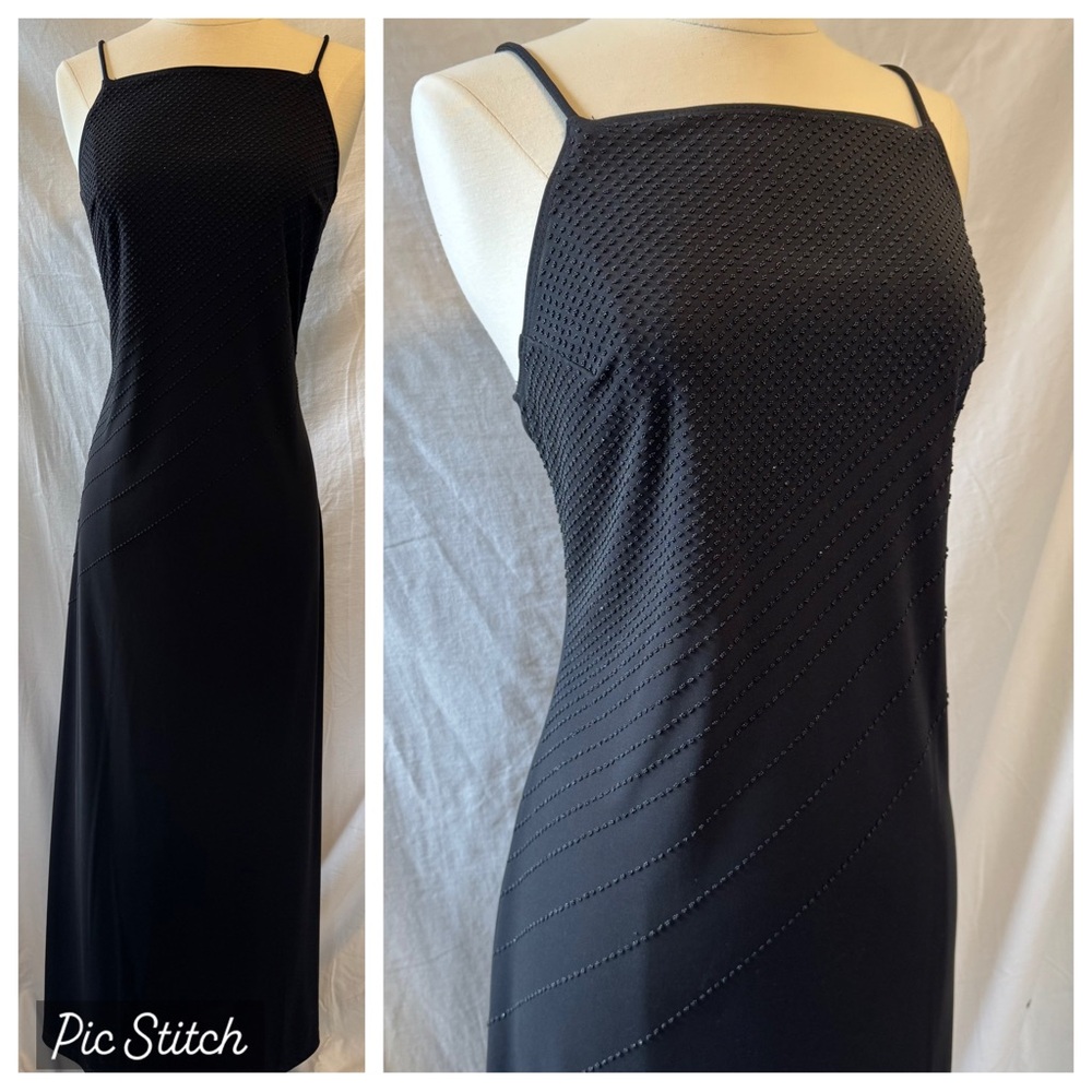 Vintage 90s Beaded Maxi Dress